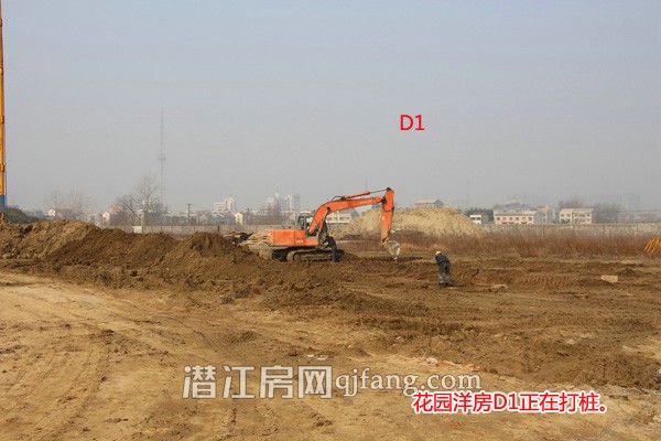 潜江·天下城1月工程进度:6号楼建至11层