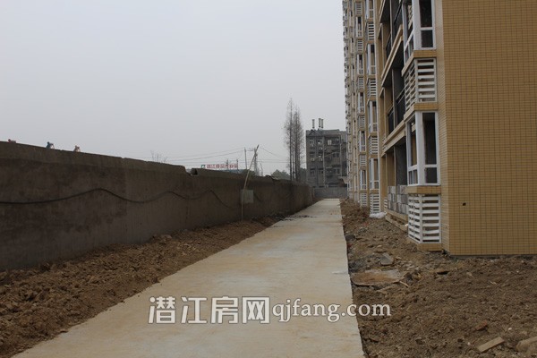 绿城熙园1月工程进度:一期外立面呈现