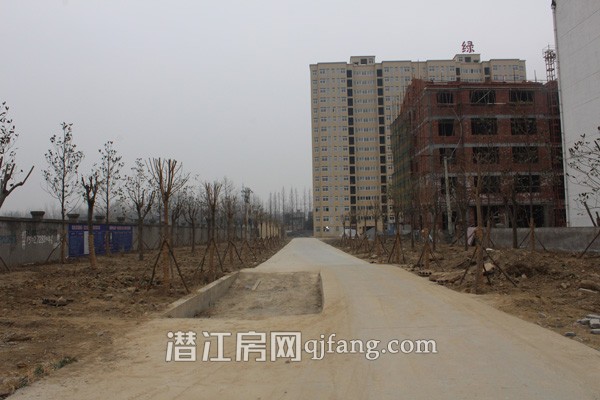 绿城熙园1月工程进度:一期外立面呈现