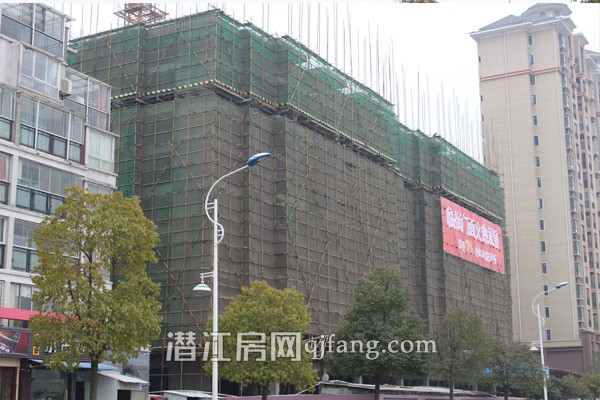 锦绣潜城1月工程进度:绣园2现已建至5层