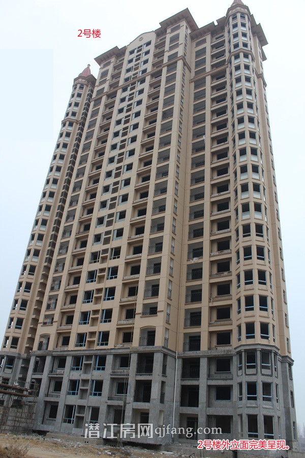 中南世纪城1月工程进度:10号楼建至23层