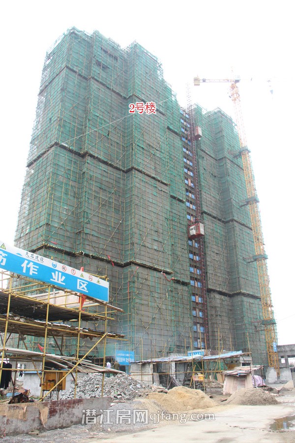 海韵丽景园3月工程进度:一期楼栋即将展现全新面貌