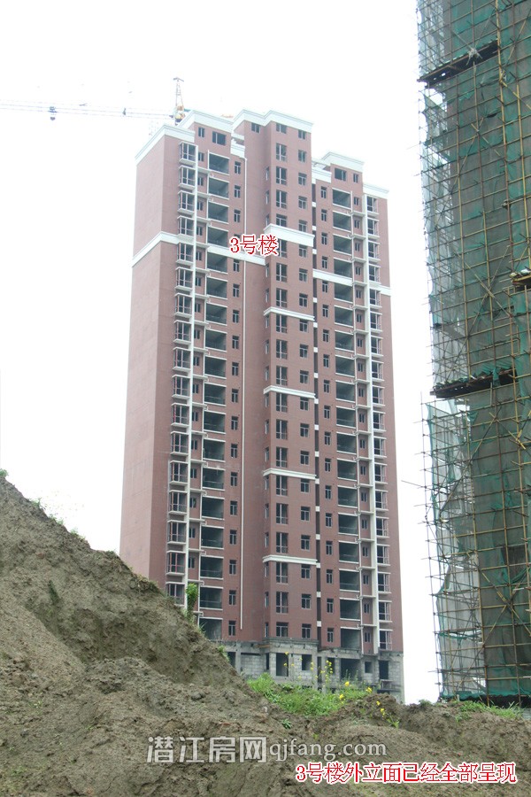 海韵丽景园3月工程进度:一期楼栋即将展现全新面貌