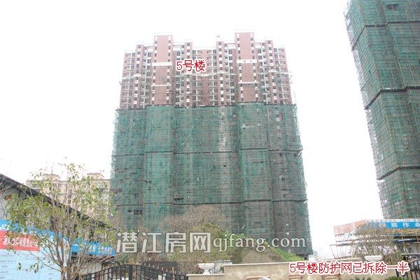 海韵丽景园3月工程进度:一期楼栋即将展现全新面貌