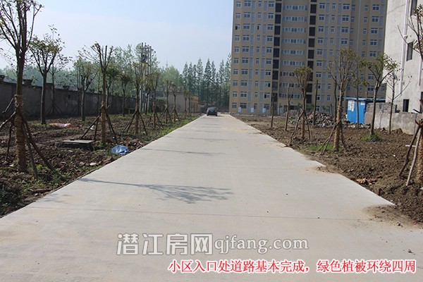 绿城熙园4月工程进度 园林绿化逐步完善