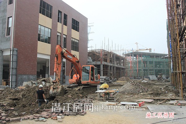 中国潜江生态龙虾城5月进度 商铺接近完工