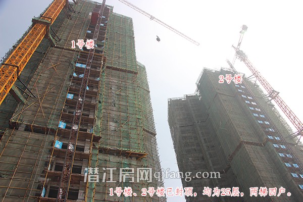 生态白鹤湾5月工程进度:项目全线封顶