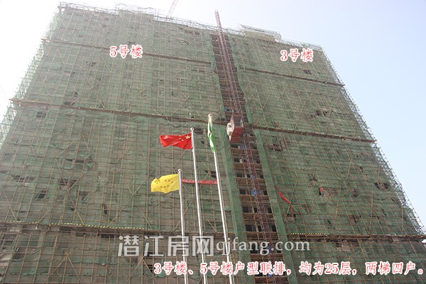 生态白鹤湾5月工程进度:项目全线封顶