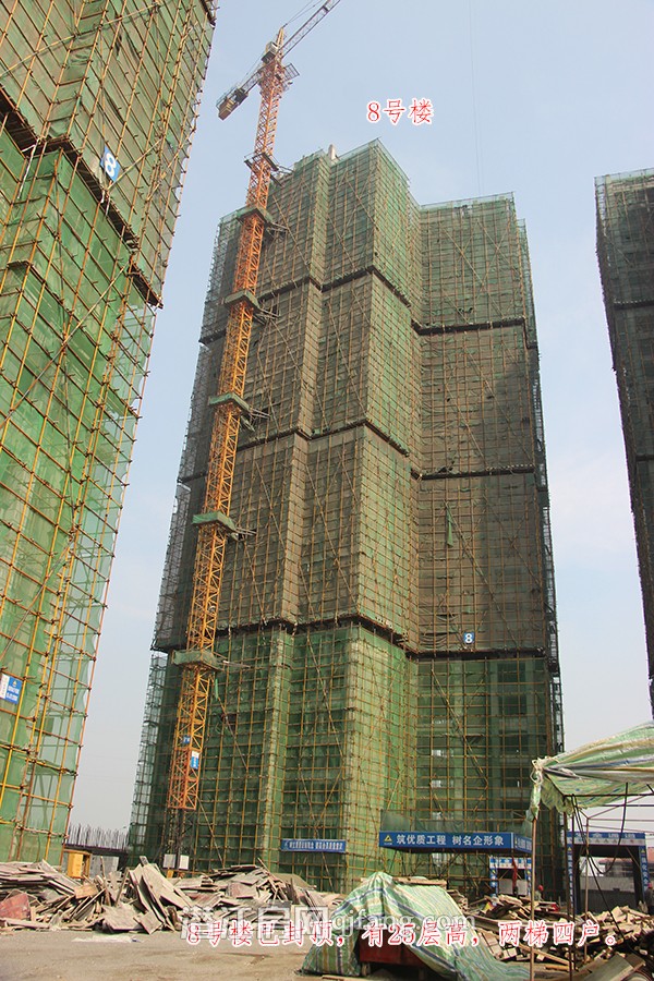 生态白鹤湾5月工程进度:项目全线封顶