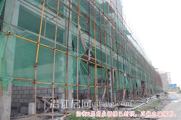 生态白鹤湾5月工程进度:项目全线封顶