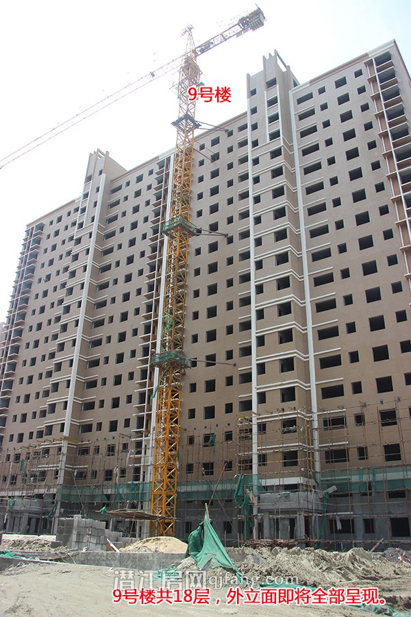中润金桥郡6月工程进度 9#外立面即将呈现