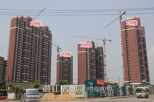 海韵丽景园7月进度：一期外立面均完美呈现