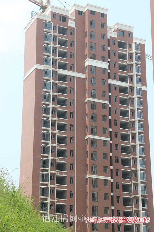 海韵丽景园7月进度:一期外立面均呈现