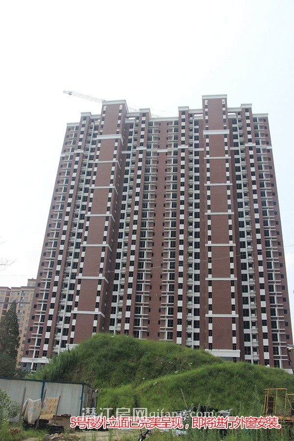 海韵丽景园7月进度:一期外立面均呈现