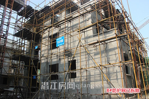 中南世纪雅苑工程进度:已开始做绿化