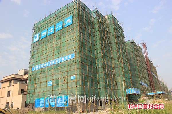 中南世纪雅苑工程进度:已开始做绿化