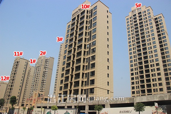 御景豪庭9月工程进度：三期6#、7#开始打桩