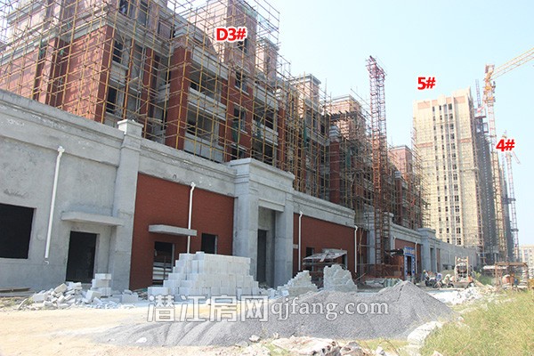 潜江·天下城9月份工程进度:洋房内部建设中