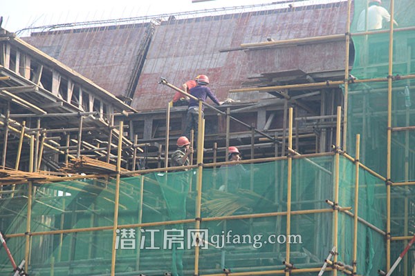 名筑仕嘉10月进度:营销主体框架已完工