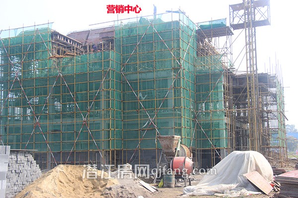 名筑仕嘉10月进度:营销主体框架已完工