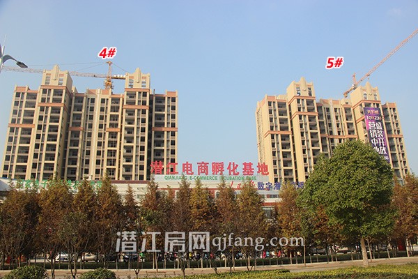 潜江·天下城11月进度：4#、5#外立面完美呈现
