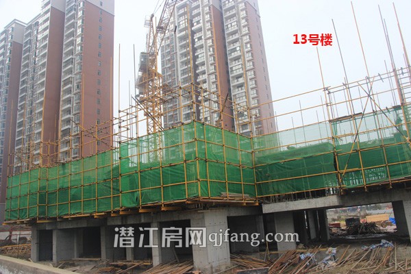 盛世东城12月工程进度：14#建至地上3层