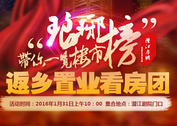 返乡置业看房团 带你一览楼市琅琊榜