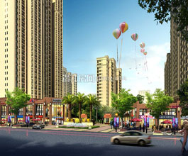 金江星城10月工程进度：13#楼即将开始做外立面