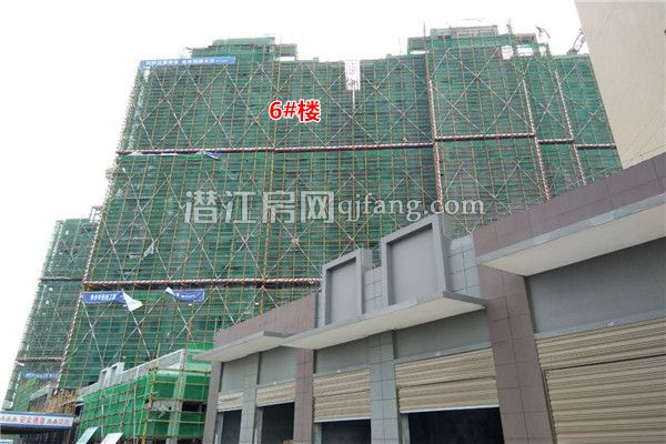 金色公馆3月工程进度：二期外立面即将施工