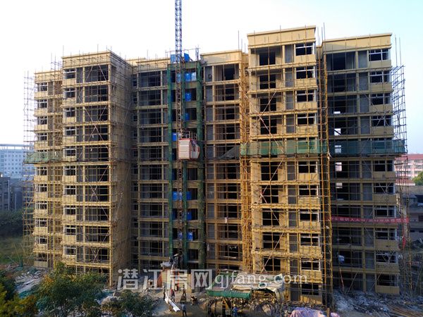 绿城熙园十一月工程进度 4号楼外立面即将完工