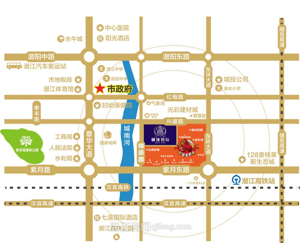 中伦·御珑国际区位图