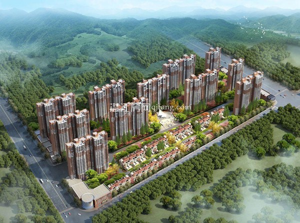 盛世龙城二月工程进度   9#10#楼已建至12层