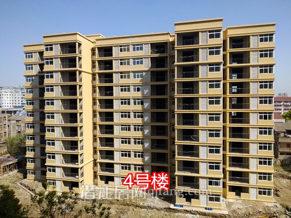 绿城熙园四月工程进度  二期正在进行水电气施工