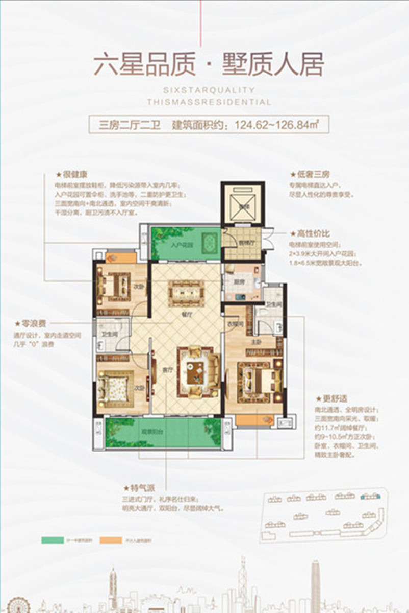 名筑当代阅ΜΟΜΛ户型图