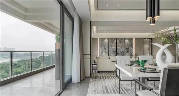 东升紫悦府171㎡心动户型：南北双阳台+四开间朝南