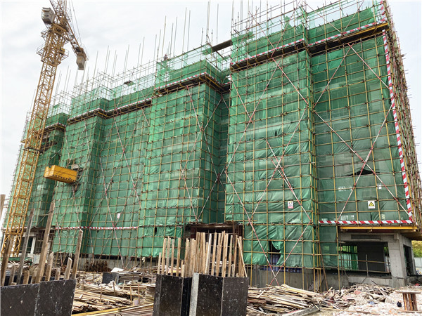 东升·紫悦府项目4月工程进度播报